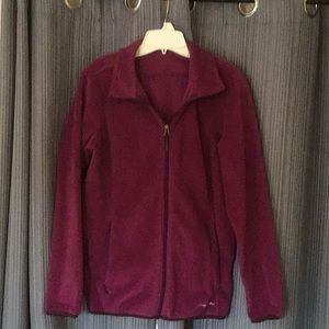 Eddie Bauer fleece jacket.